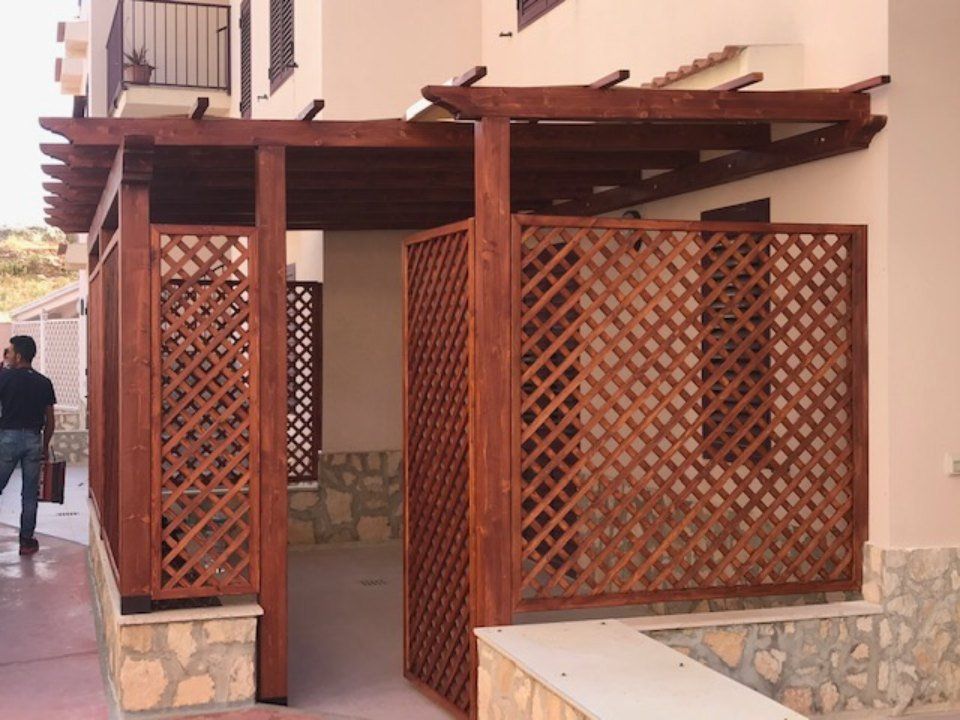 Veranda in legno