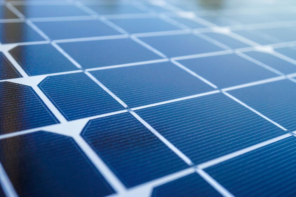 Close Up of a Solar Panel on a Roof — Abstract Window Cleaning in Kingscliff, NSW