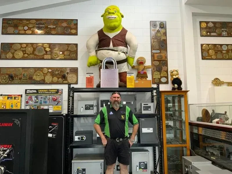 Man in a Shop, Stands With Hands on Hips — Shaine Hunter Locksmiths in Mount Isa City, QLD