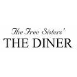 Logo for The Free Sisters' Diner in black text.
