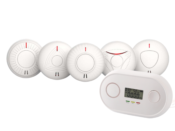 For optimal safety, place the alarms in specific areas such as the hallway, landing, living room, or dining room.