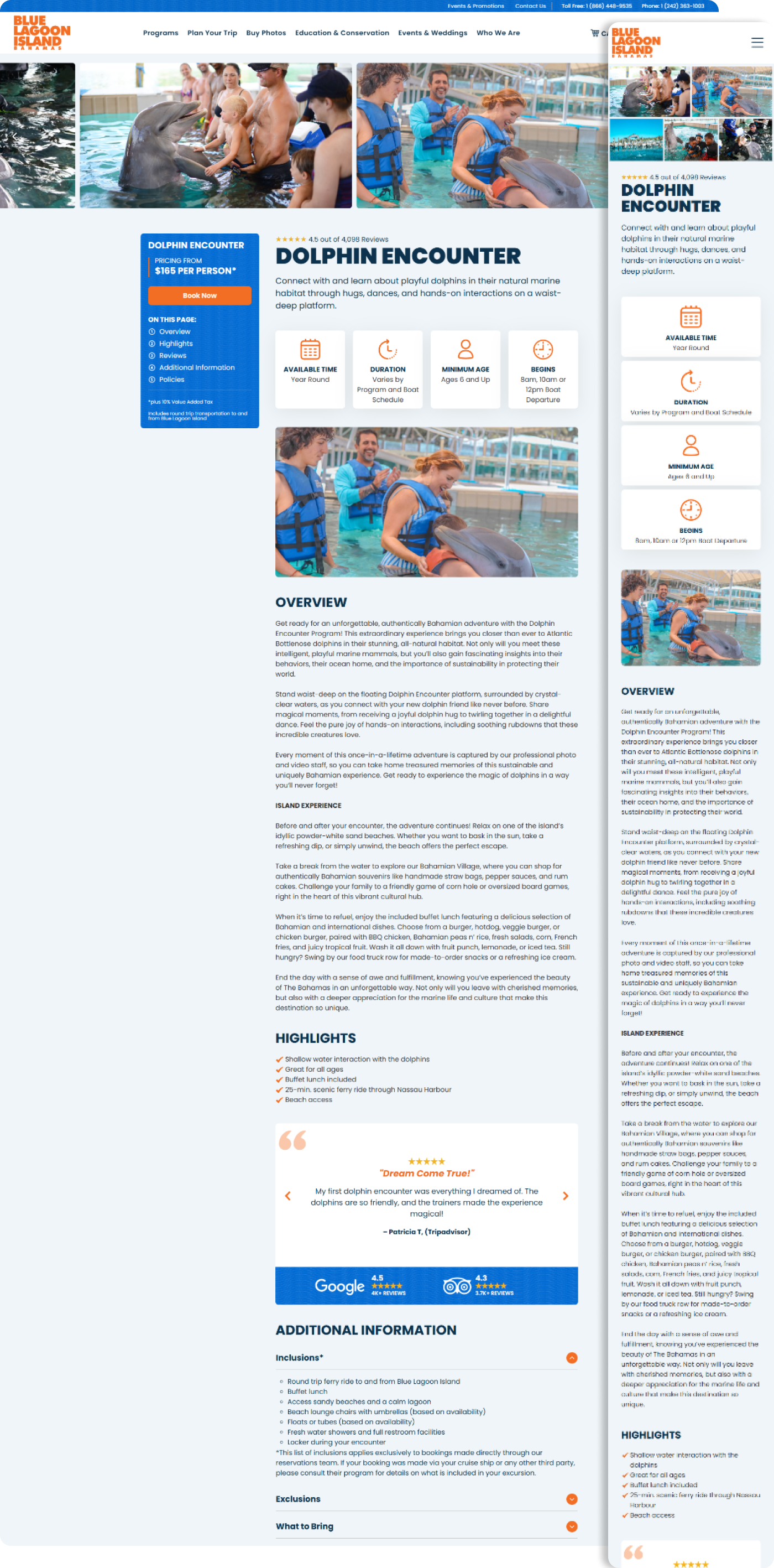 New design of education page