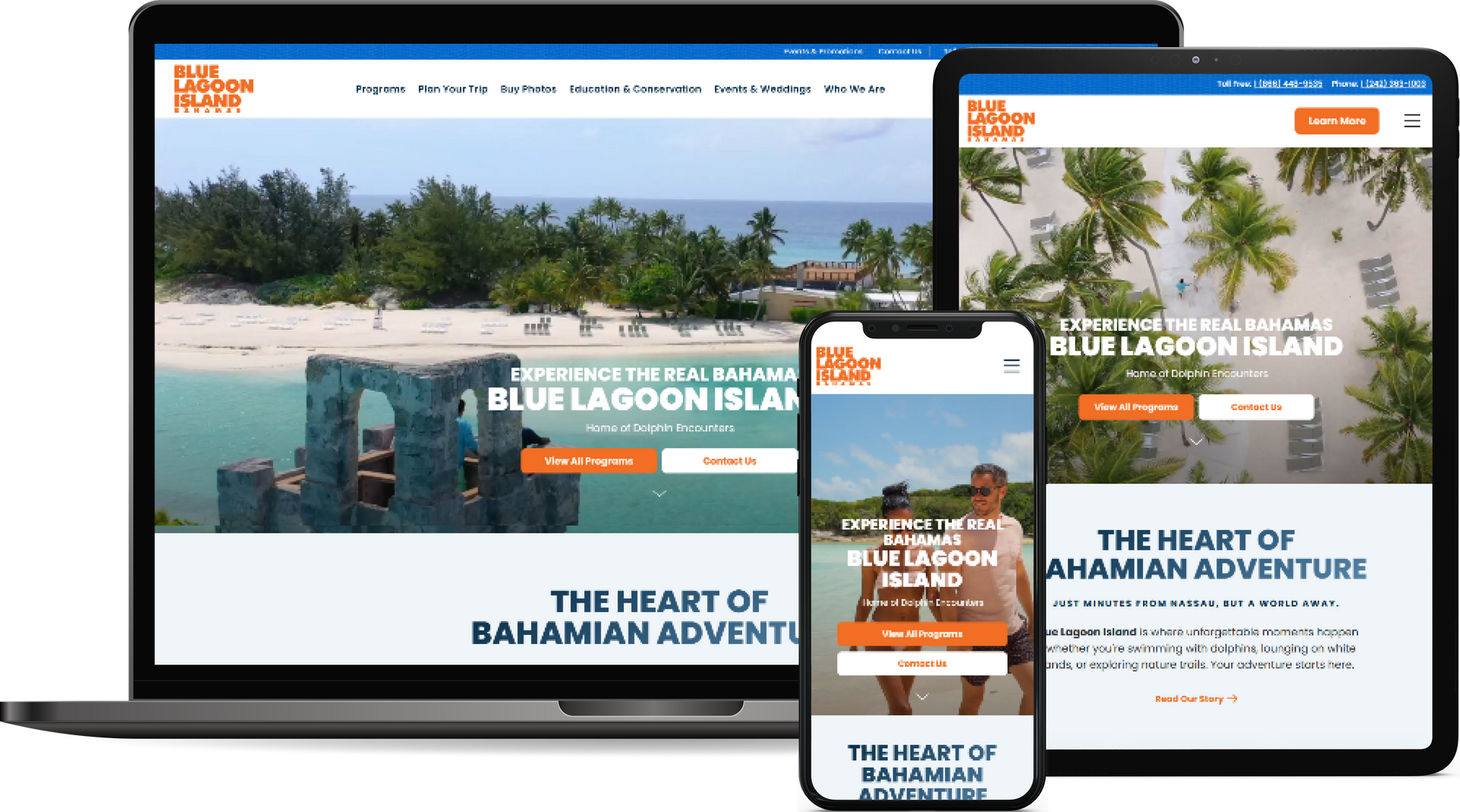 Blue Lagoon Island layout to other devices