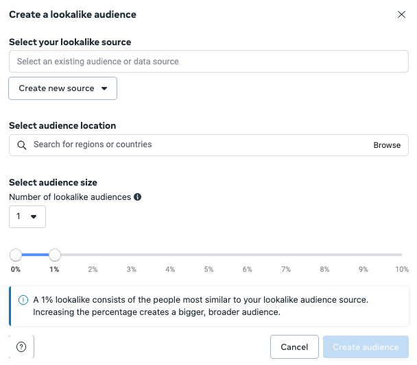 facebook lookalike audience
