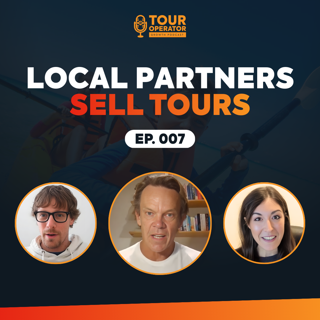 Podcast graphic: White rectangle with 