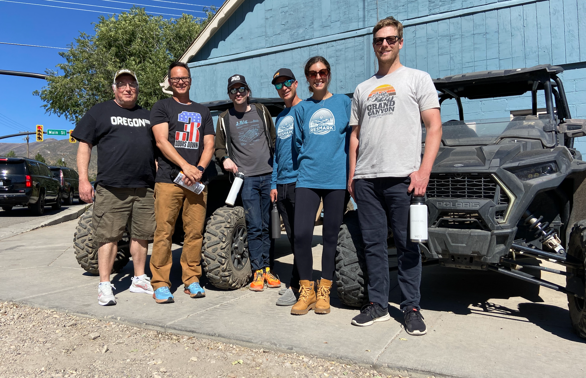 ResmarkWeb Team in Utah in front of 4x4