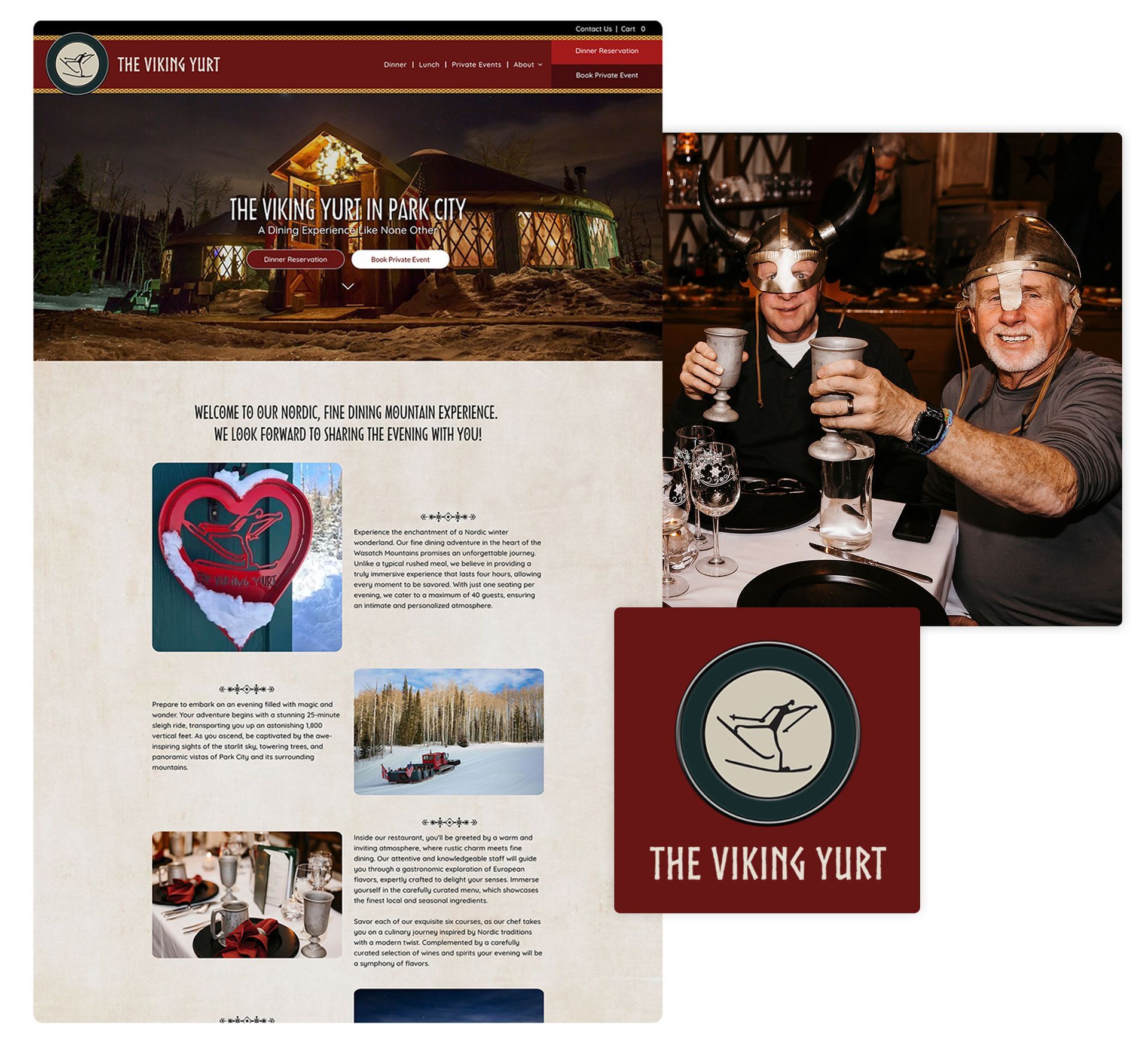 The Viking Yurt Website Images
