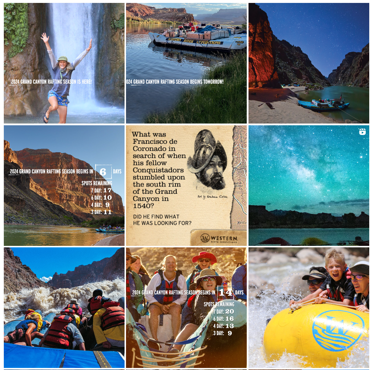 Western River Expeditions  Social Feed for Social Media Blog Resmark