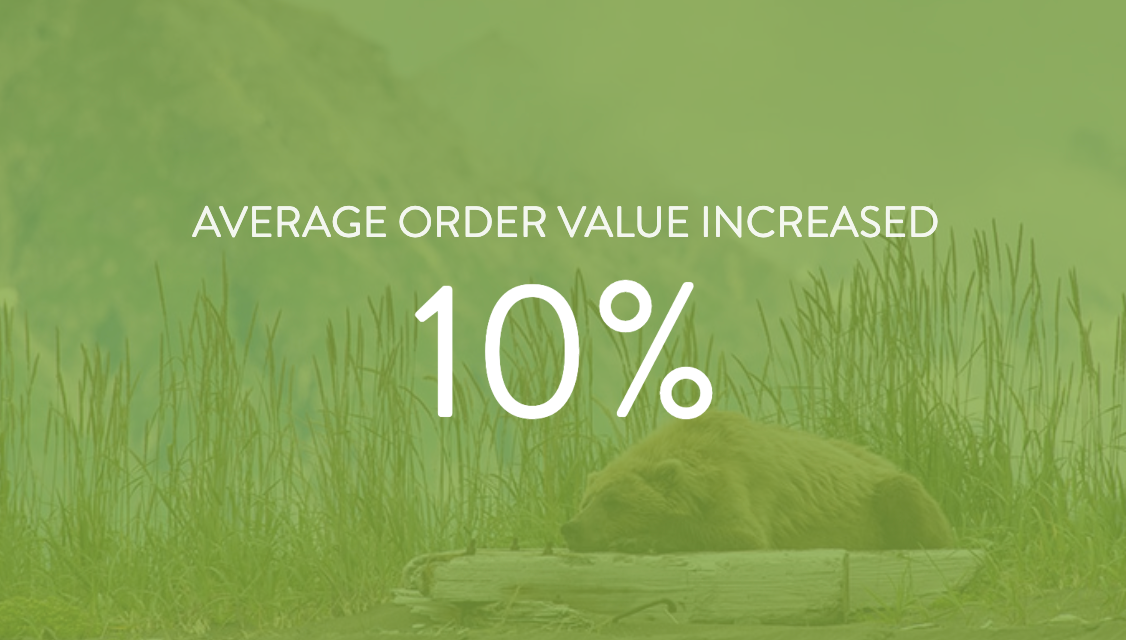 great alaska adventures average order value increase by 10