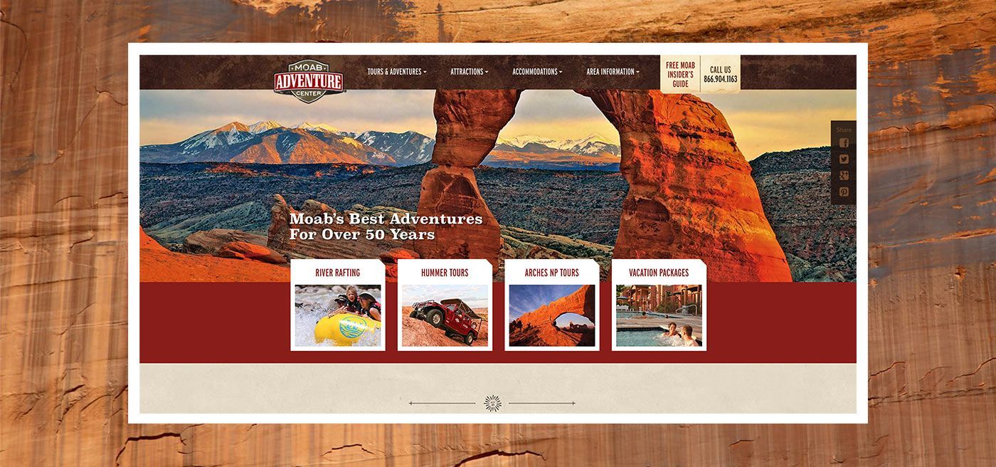 moab adventure center homepage image reated by ResmarkWeb