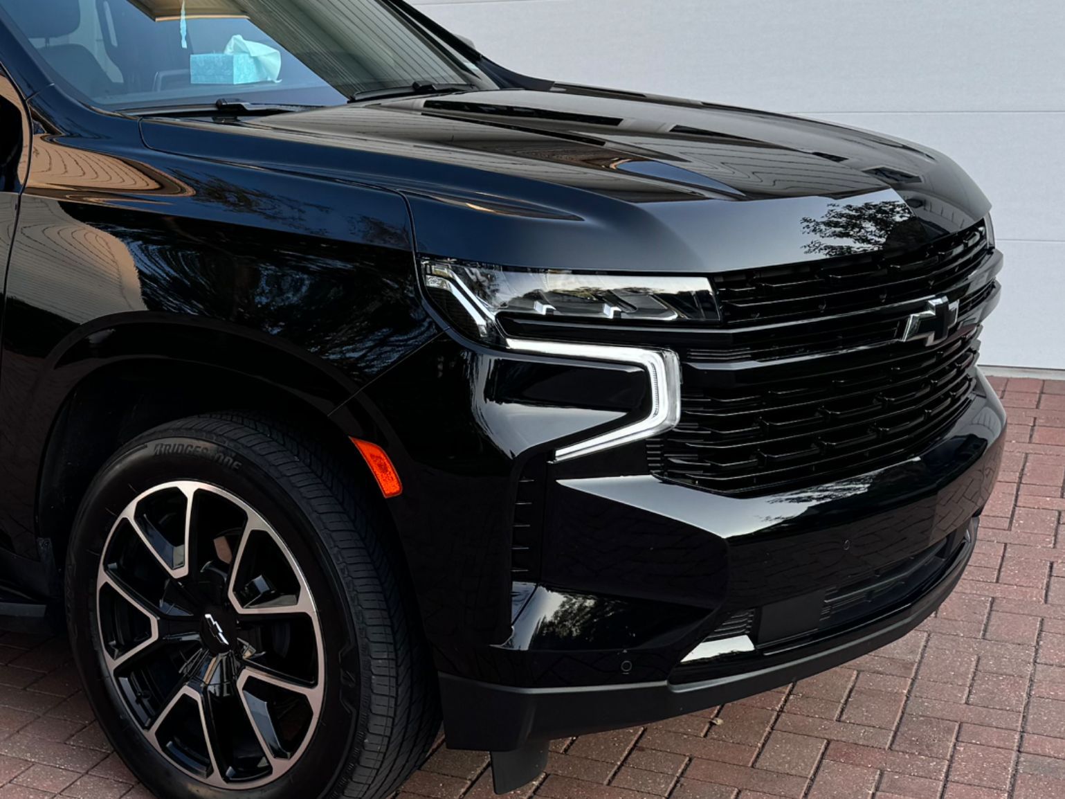 Black SUV stock photo