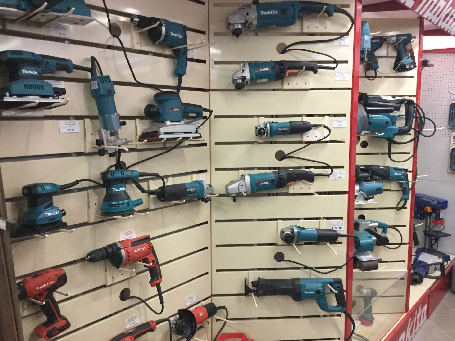 esposizione elettroutensili