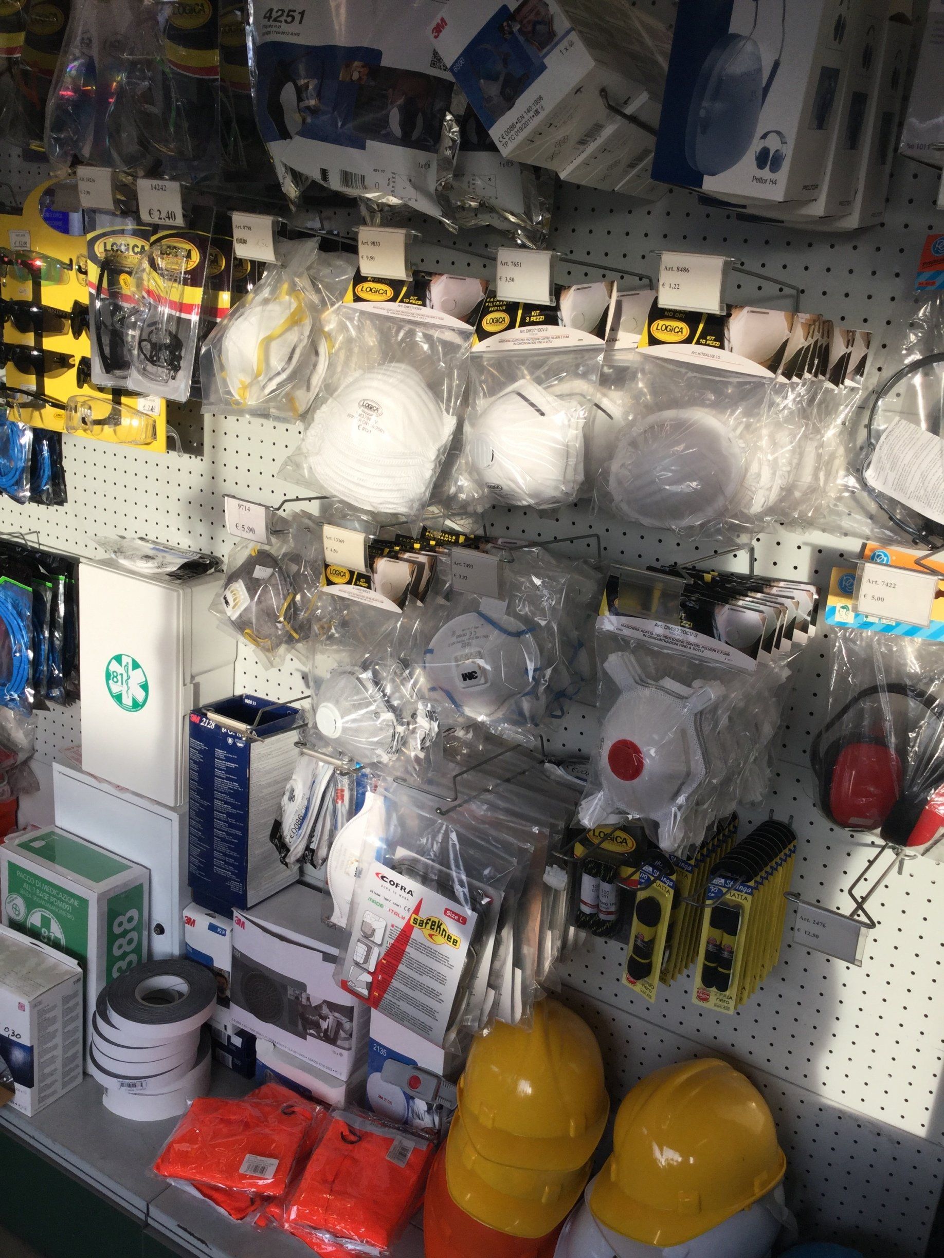 elmetti di sicurezza