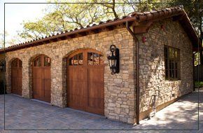 Stone Garage Installation