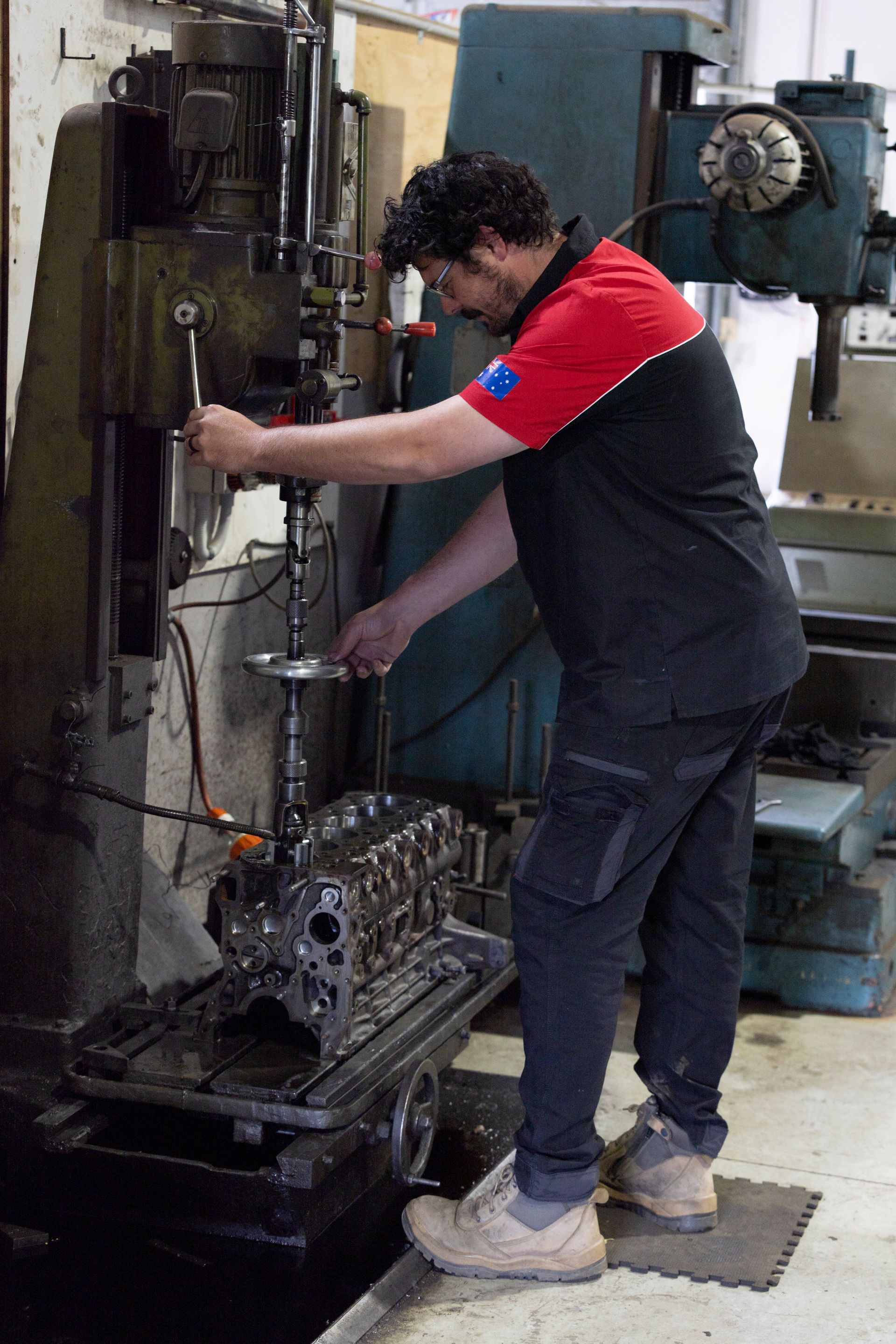 Opened Old Engine Block Interior Part — Currie Bros Engine Reconditioners in Taree, NSW