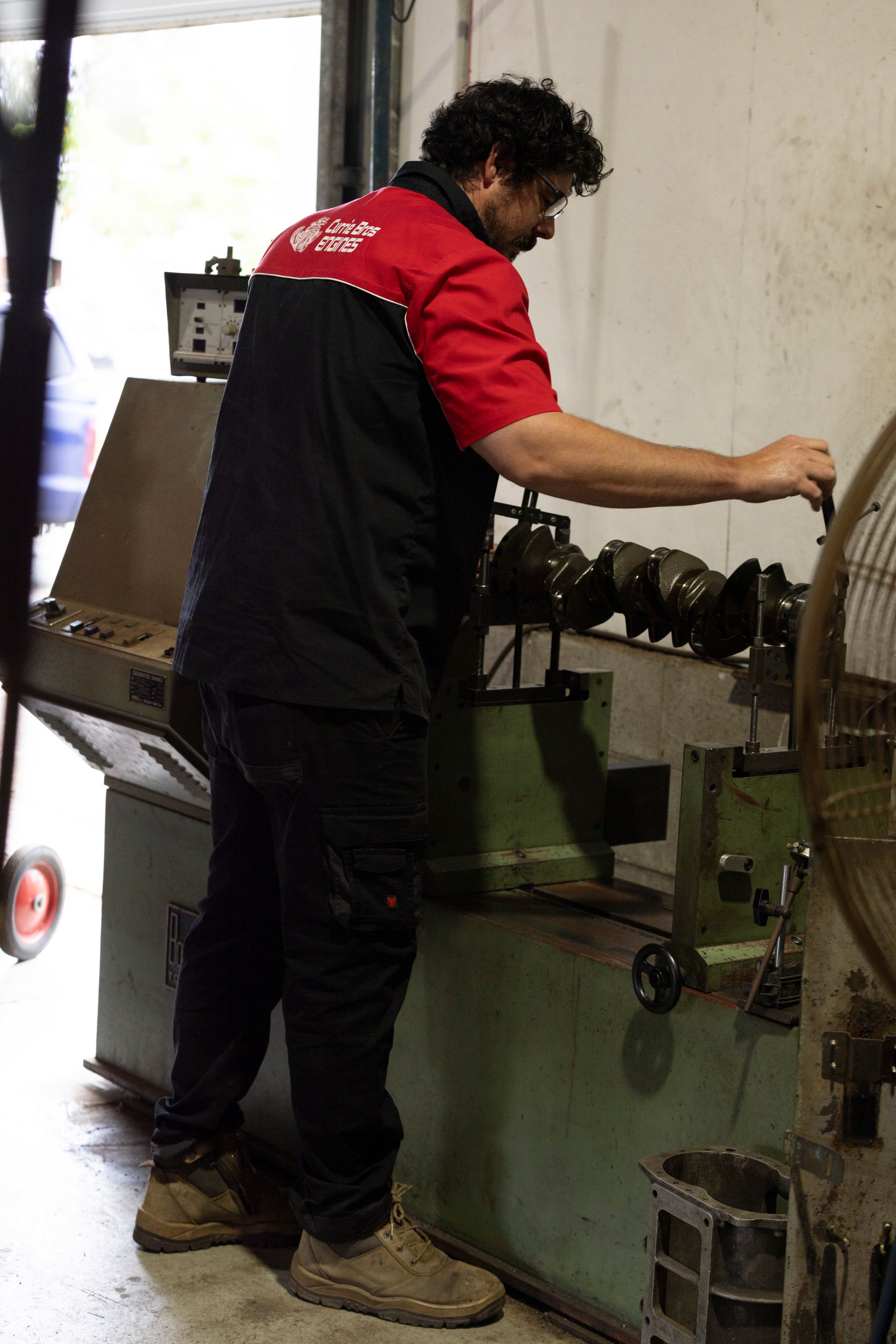 Dismantled Timing Belt Housing of 4x4 Vehicle — Currie Bros Engine Reconditioners in Taree, NSW