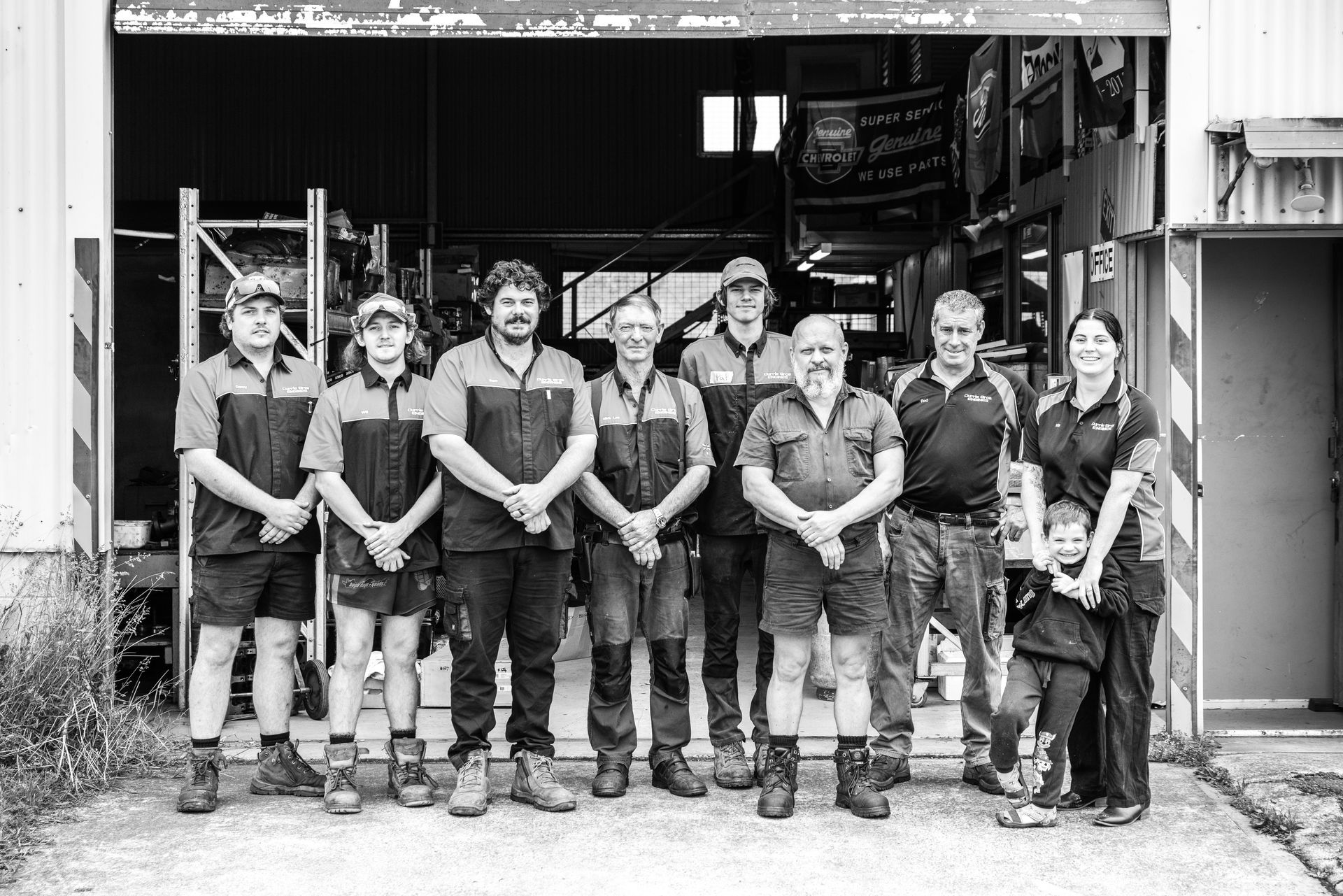 Auto Mechanic Working on a Car in His Garage — Currie Bros Engine Reconditioners in Taree, NSW