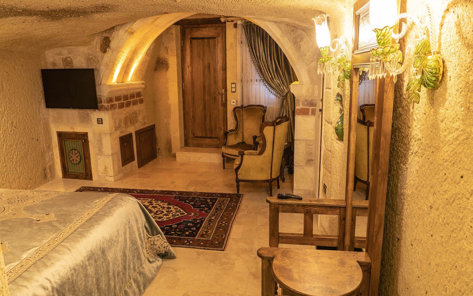 Elika Cave Suites Cappadocia Grand Mağara Odalar