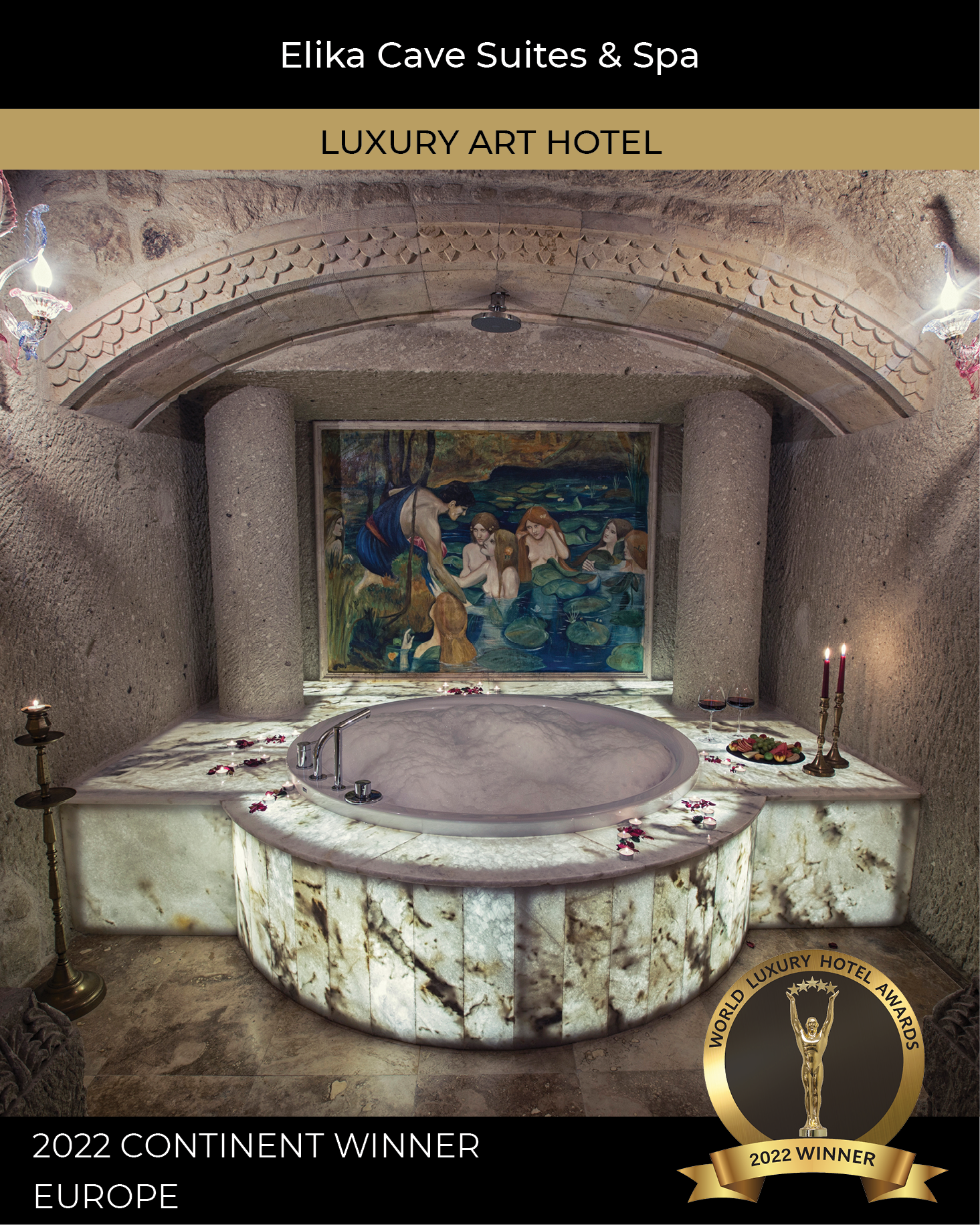 elika cave suites, pool