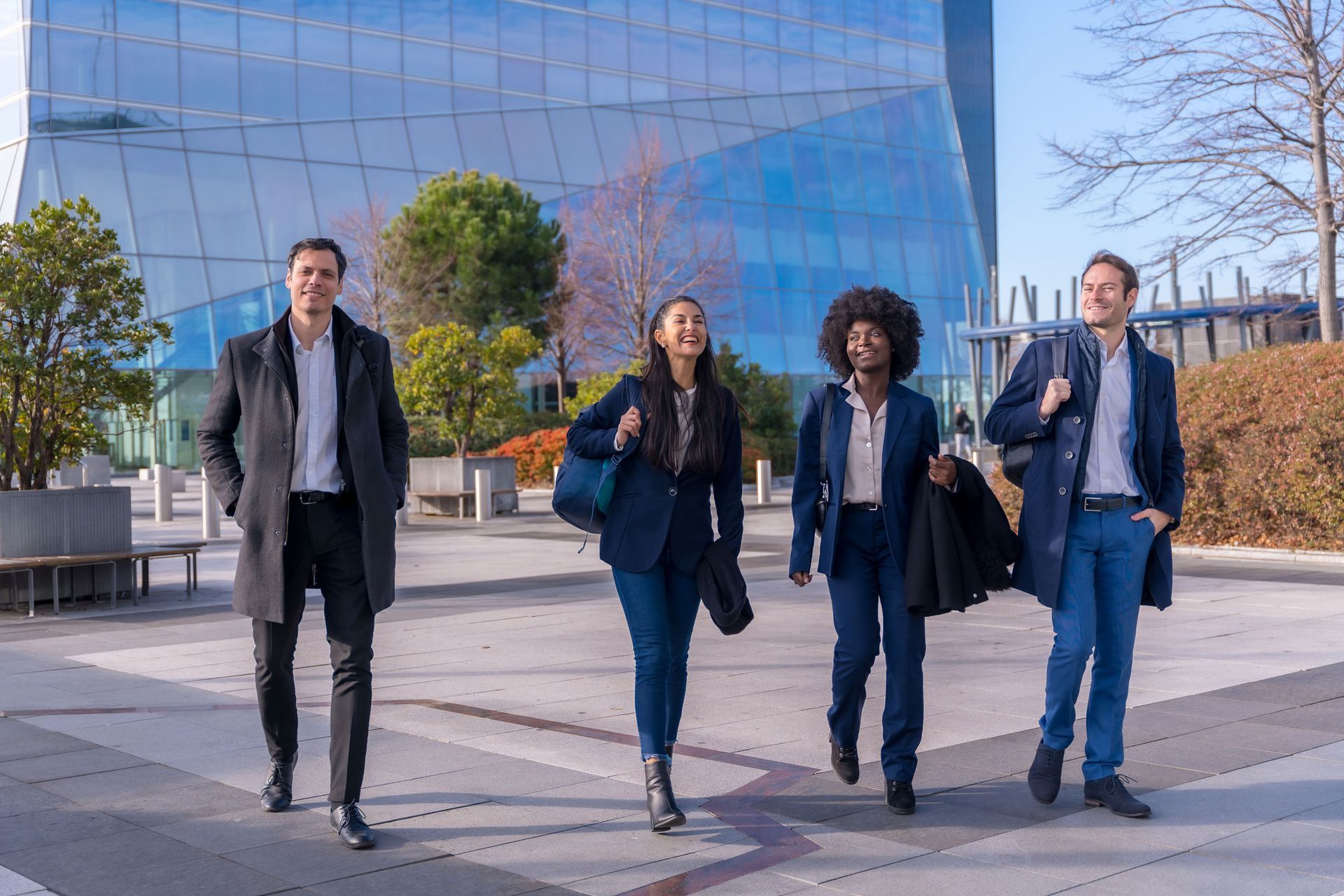 People Walking Outside | Worchester, MA | Robert Powers Insurance Agency