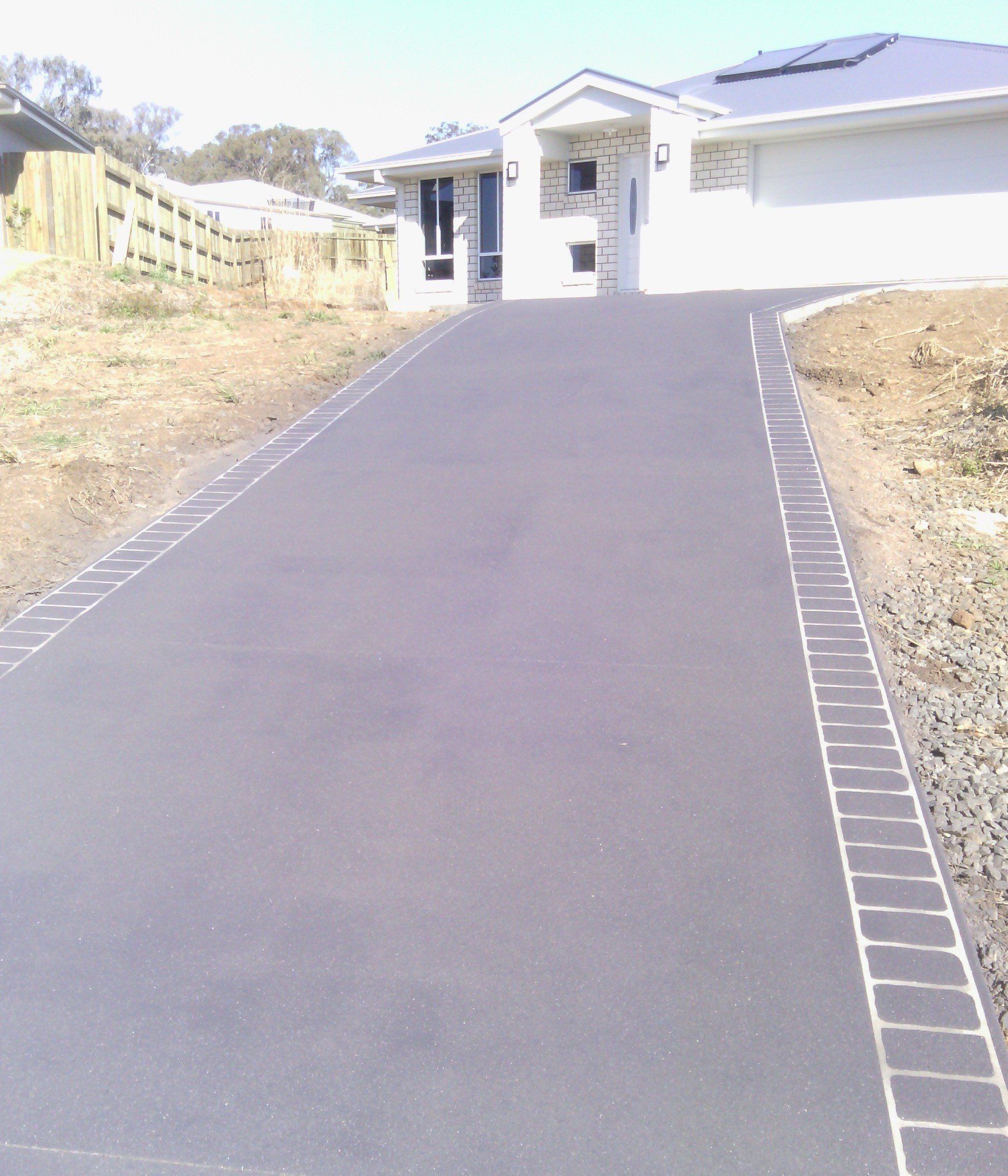 Driveway Stencil — Concreting Service in Toowoomba, QLD