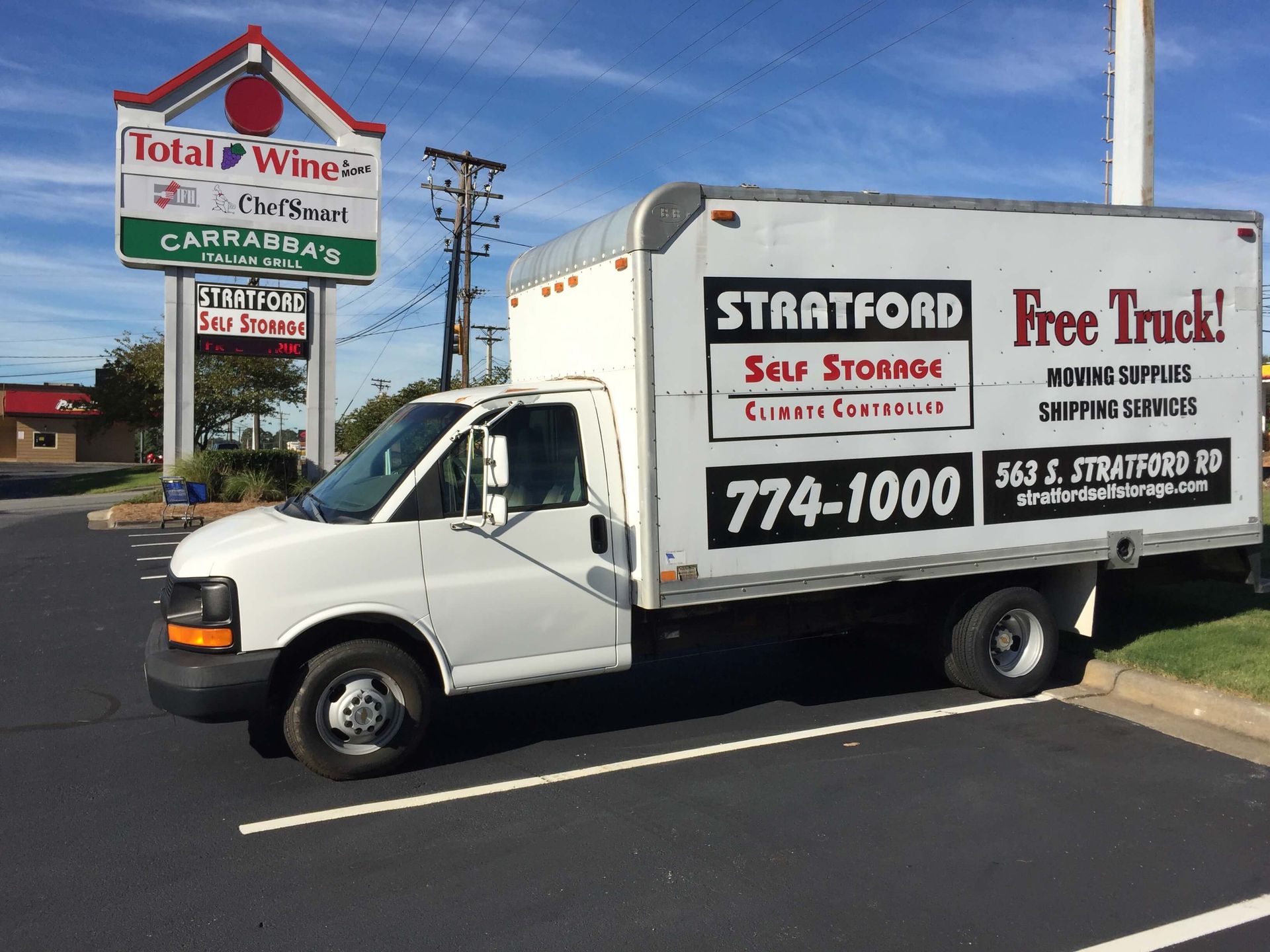 Free Truck with Stratford Storage