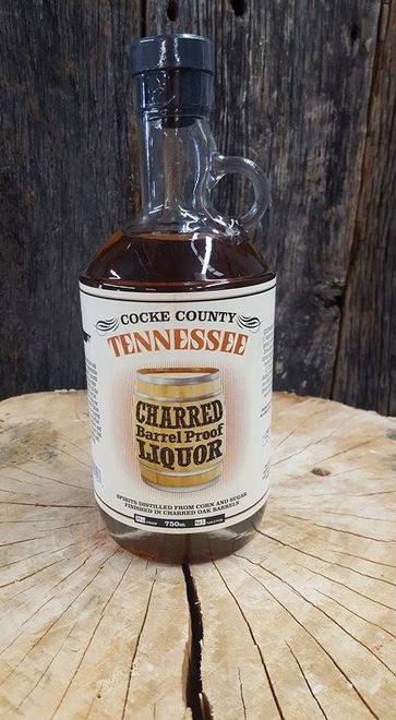 cocke county tennessee charred barrel proof liquor
