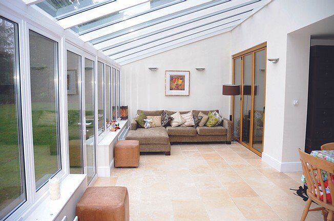 Interior of furnished conservatory