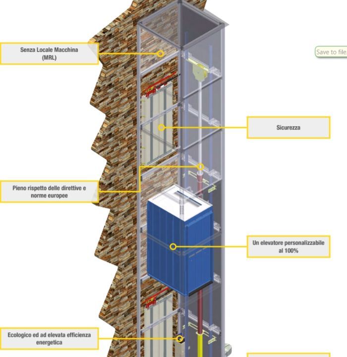 Piattaforma elevatrice