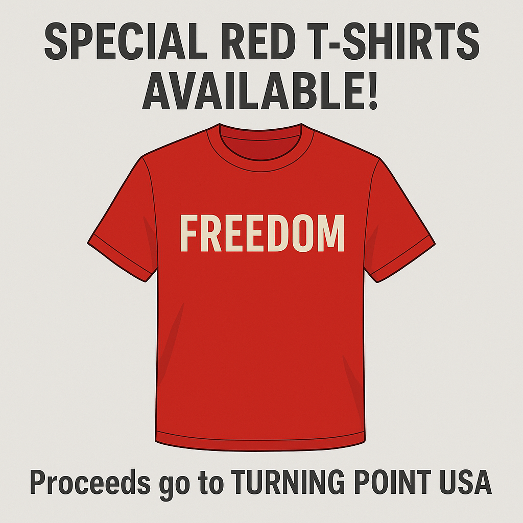 Red t-shirt with 