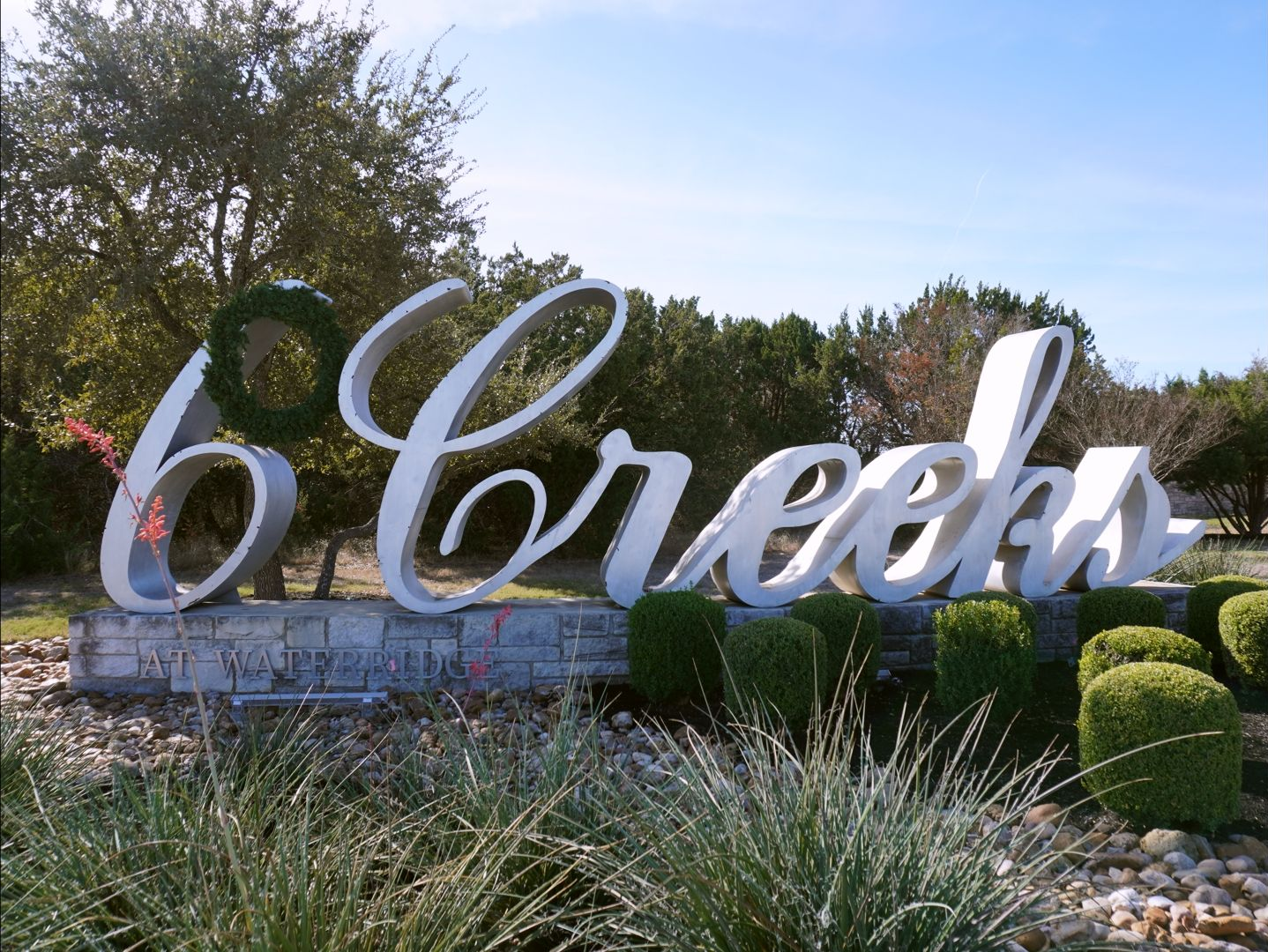 6 Creeks neighborhood in Kyle TX