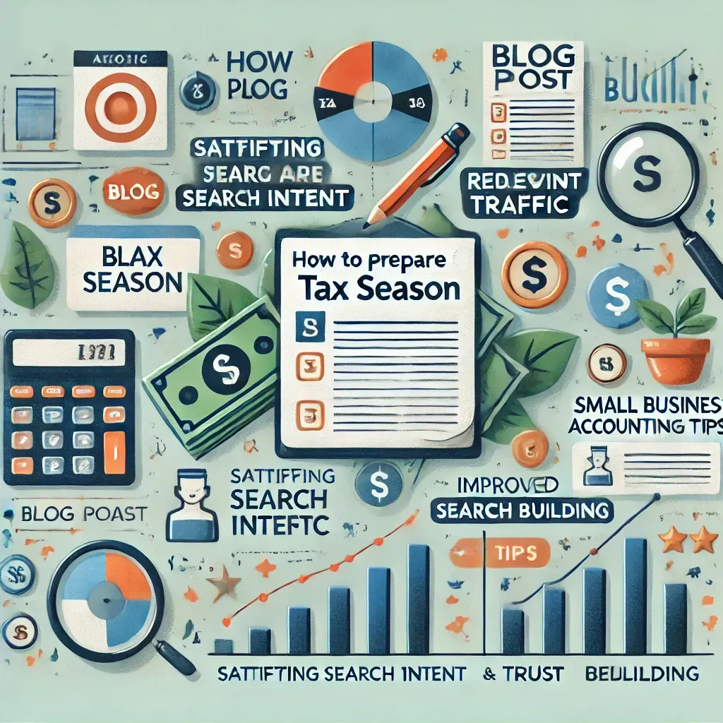 A cartoon illustration of how to prepare tax season