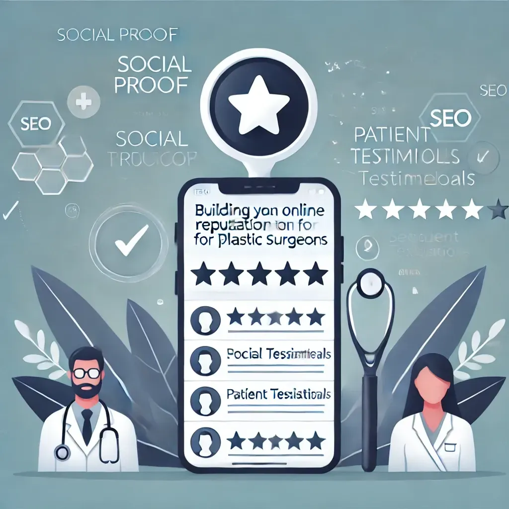 A doctor and a nurse are standing next to a cell phone.