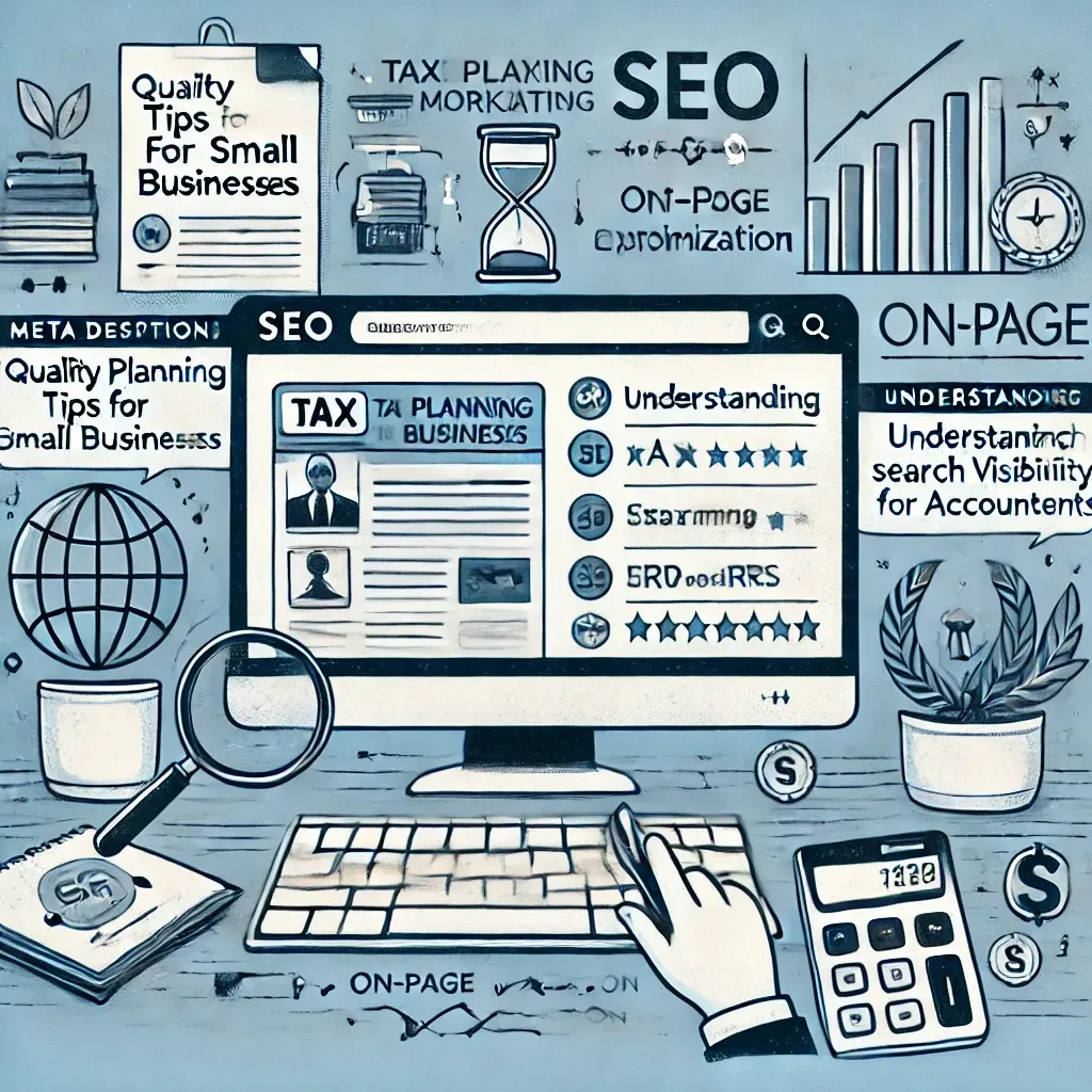 A drawing of a computer screen with the word seo on it