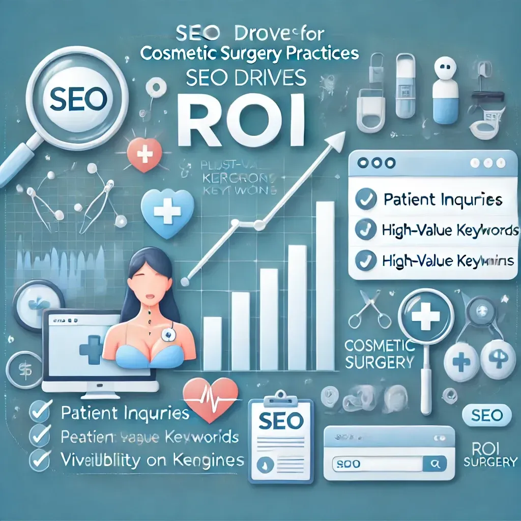 Seo drives roi for cosmetic surgery practices.
