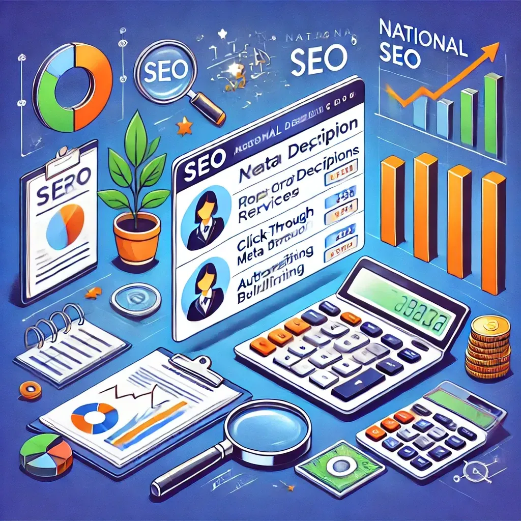 An isometric illustration of a calculator , magnifying glass , clipboard , and other items.