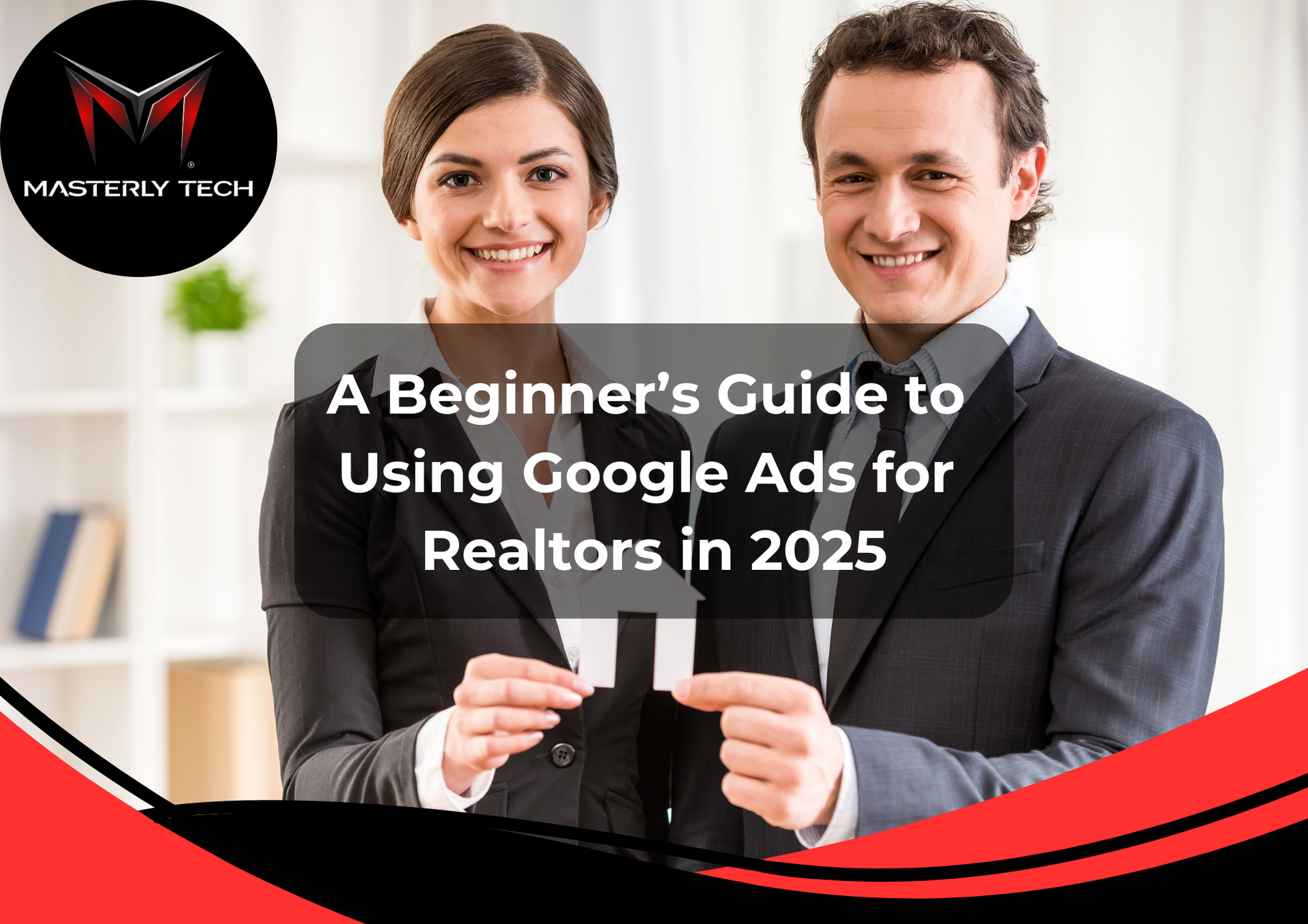 Google Ads dashboard showing targeted campaigns for realtors.
