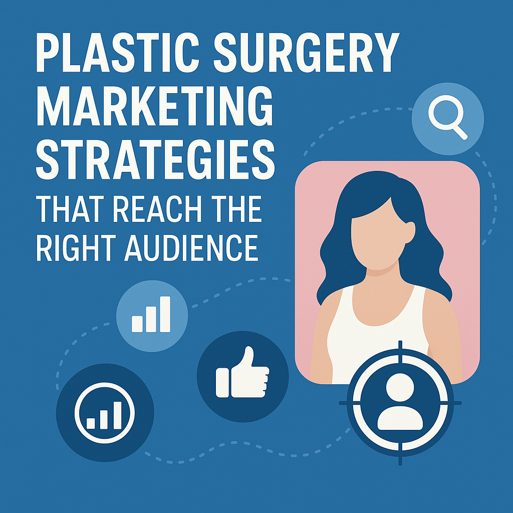 Targeted plastic surgery marketing strategies including SEO, content creation, paid ads, social media, and email campaigns to attract and convert the right patients.