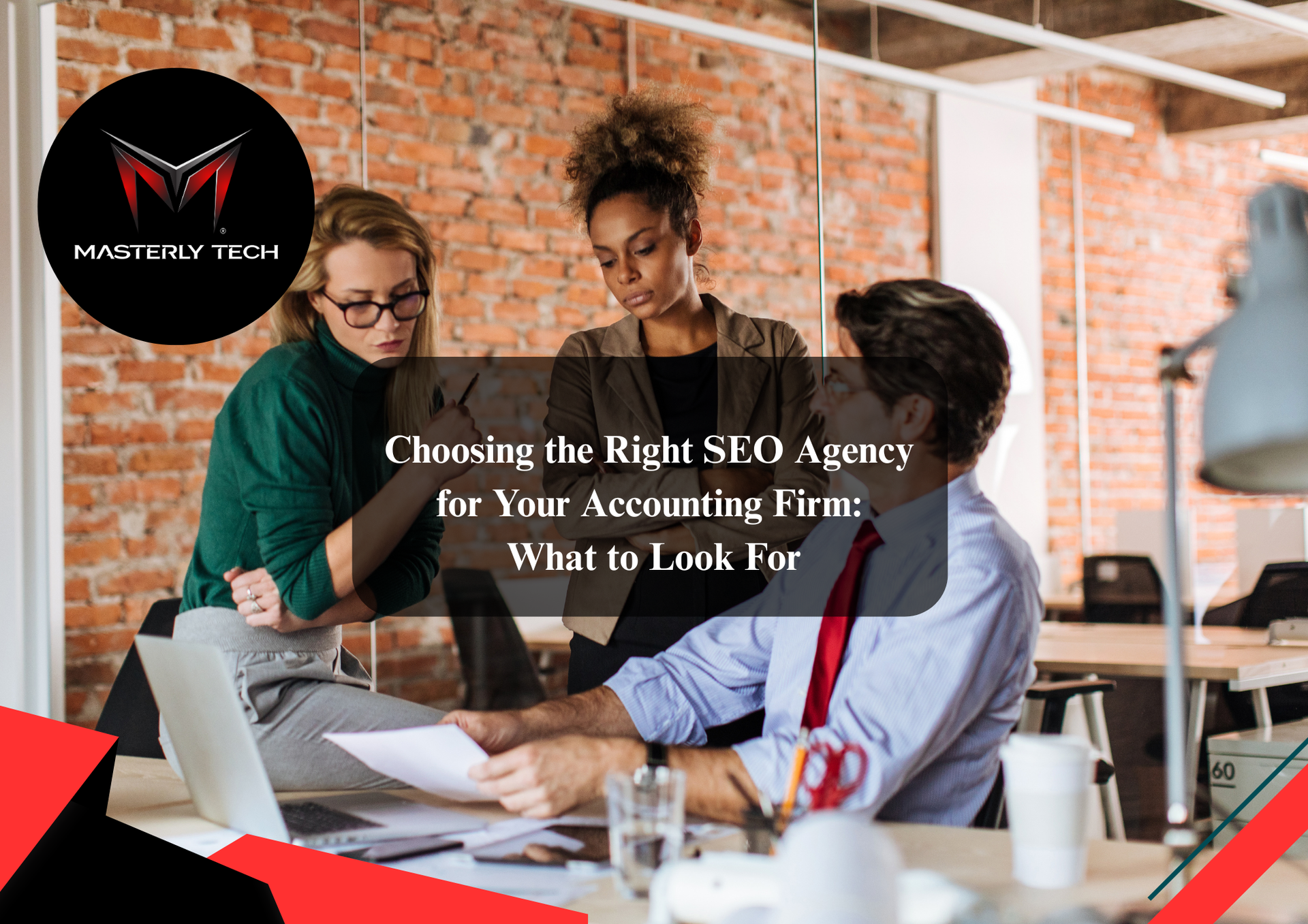 Accountant reviewing SEO analytics to improve online visibility..