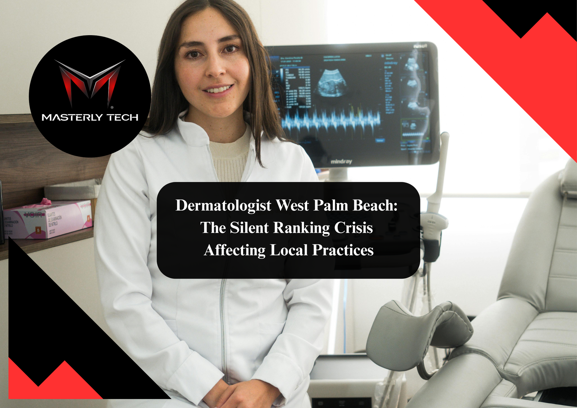 Dermatologist in West Palm Beach examining patient skin.