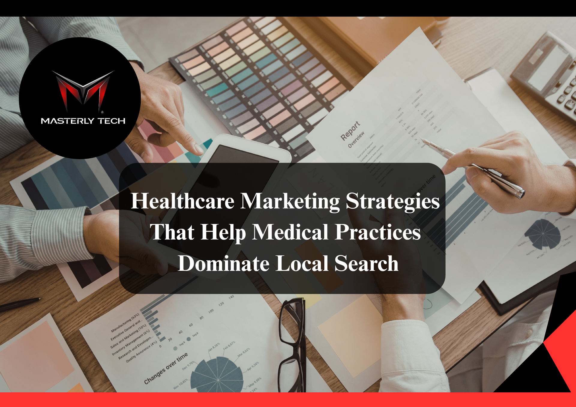 Healthcare marketing agency team planning digital strategy.