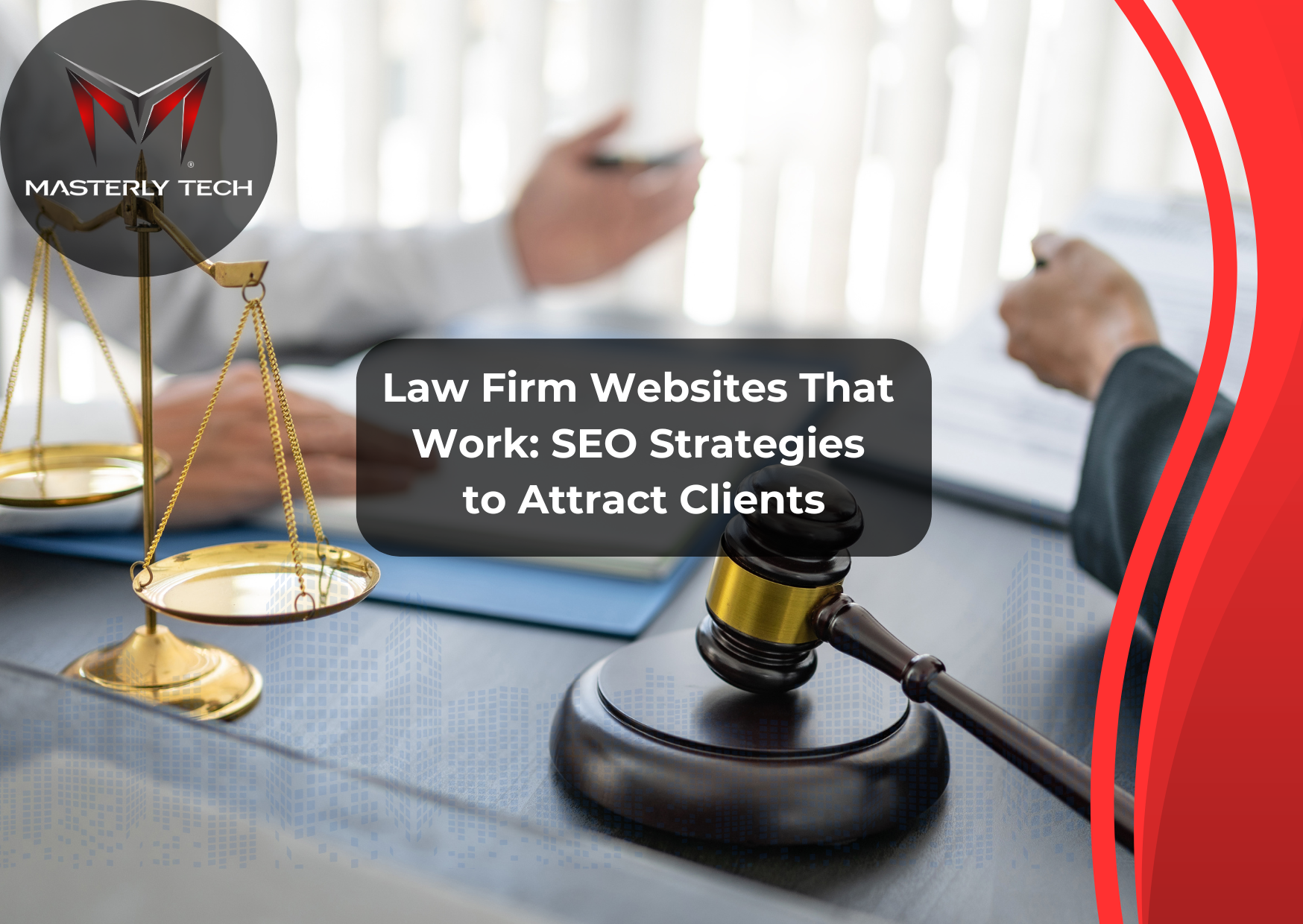 SEO expert optimizing a law firm's website for improved search engine rankings and visibility.
