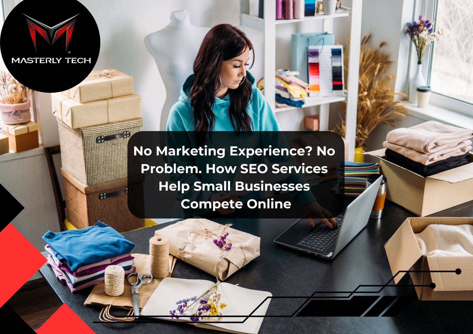 SEO expert providing services to help a small business improve online visibility.