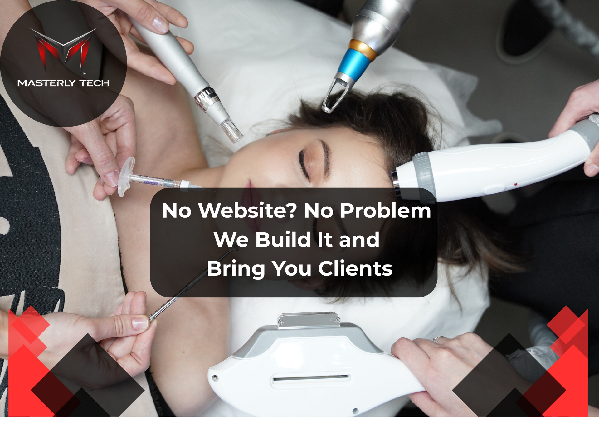 Digital team planning a plastic surgery marketing campaign