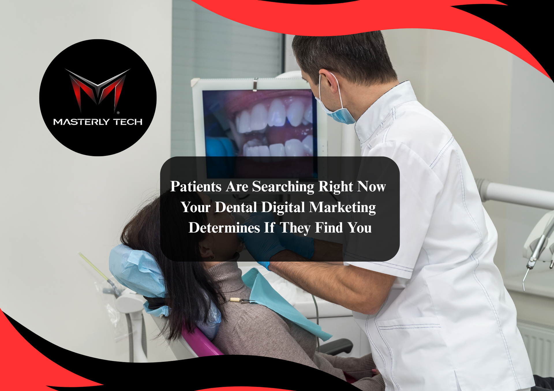 Digital marketing strategy for dental SEO services and dentist website.