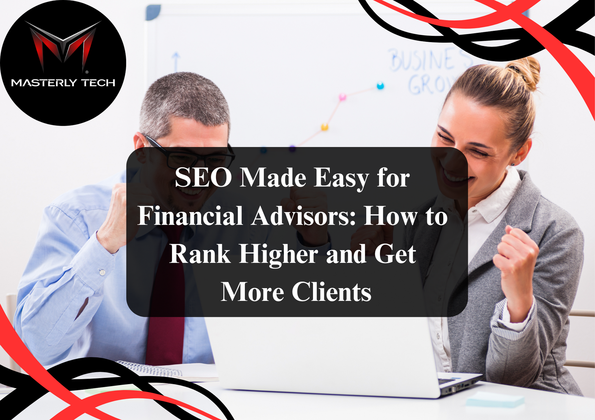 SEO strategies to enhance online visibility for financial advisors.
