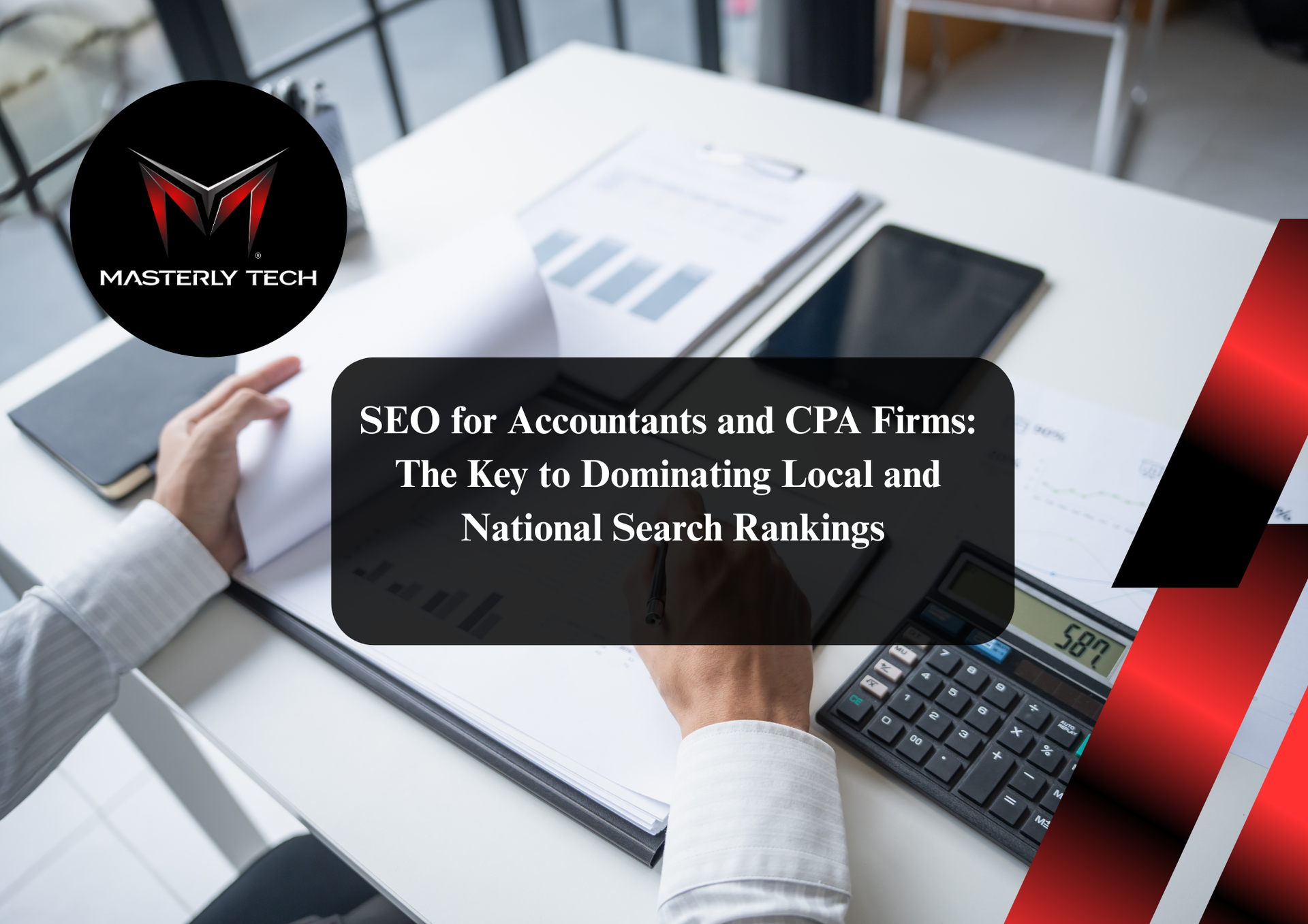 SEO strategy for accounting firm website growth.