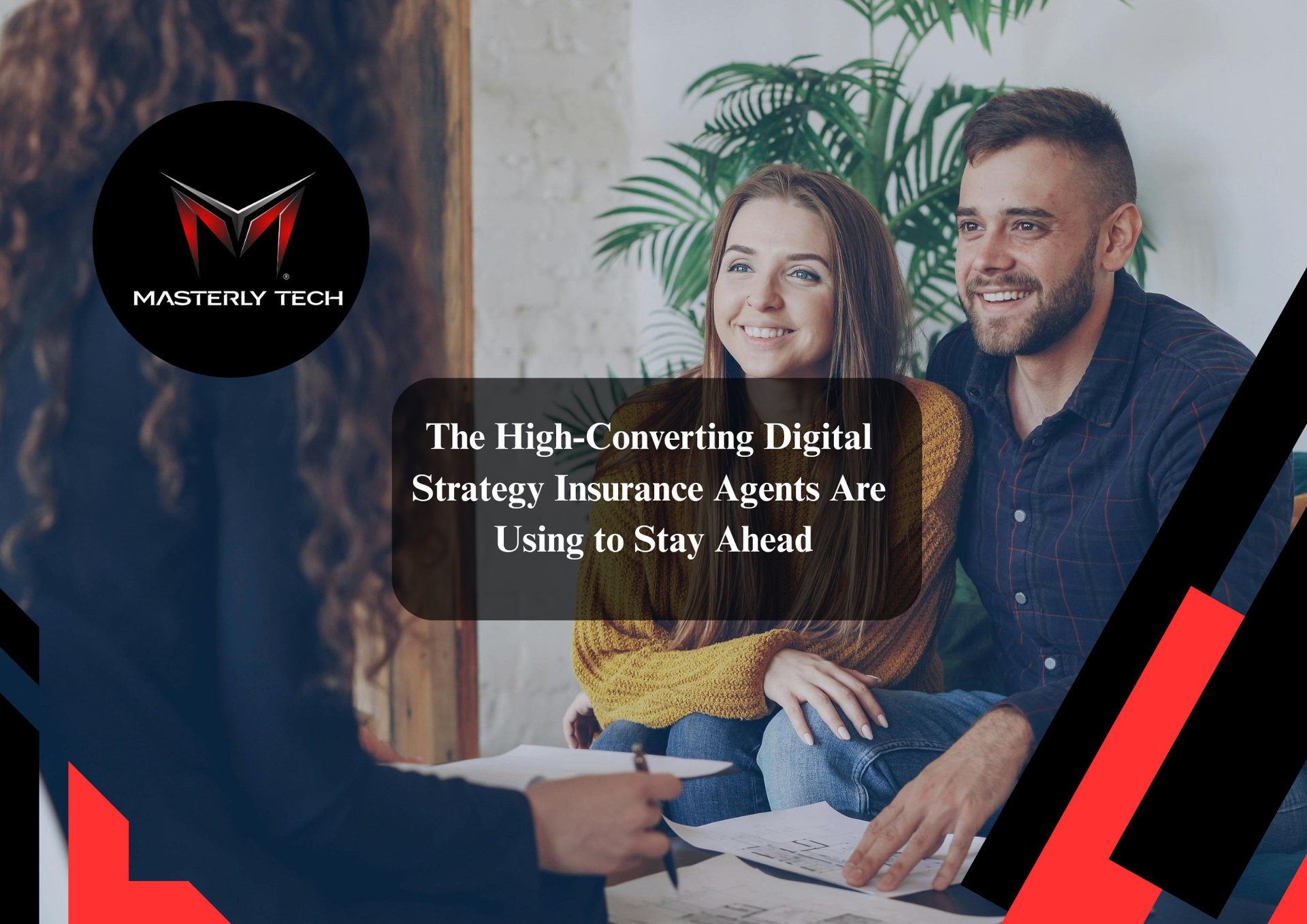 Insurance website development team designing a modern agency site.