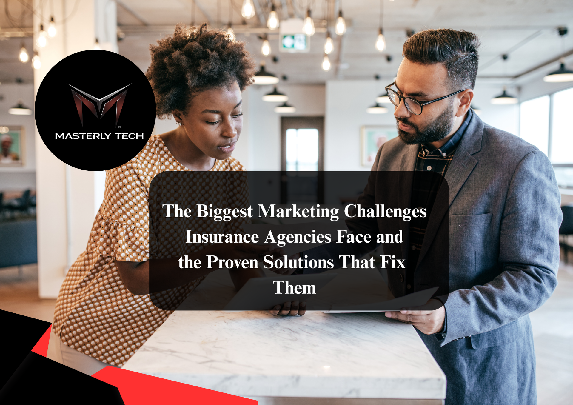Digital marketing strategy for an insurance agency to generate online leads.
