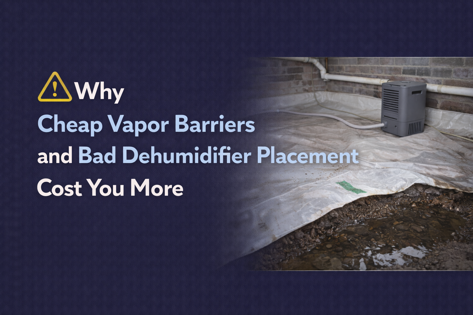 Headline with warning icon: 